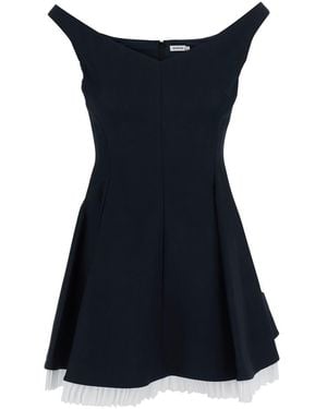 Jonathan Simkhai Dorothie Off-shoulder Mini Dress - Blue