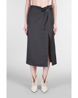 JW Anderson Skirt In Black Viscose