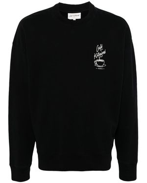 Café Kitsuné Cafe Kitsune Coffee Cup Relax Sweatshirt - Black