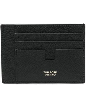 Tom Ford Leather Card Holder - Black