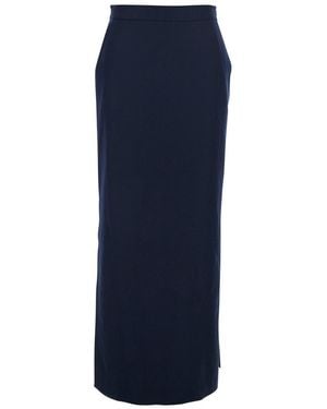 Antonelli 'Timballo' Skirt With Side Closure - Blue