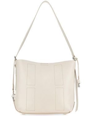 Hogan Calf Leather Shoulder Bags - White