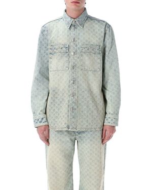 MISBHV Monogram Overshirt - Blue