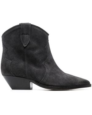 Isabel Marant Dewina Leather Bootie - Black