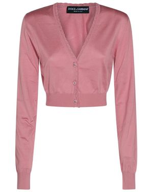 Dolce & Gabbana Silk Knitwear - Pink