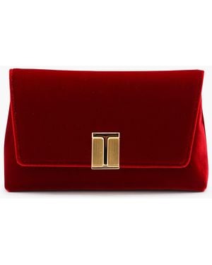 ショルダーバッグ・ポシェット TOM FORD DARK BLUE VELVET AND VISCOSE SHOULDER BAG Tom Ford Dark Velvet And Viscose Shoulder Bag in Blue | Lyst