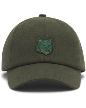 Maison Kitsuné Bold Fox Head 6P Cap - Green