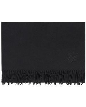Emporio Armani Wool Stole - Black