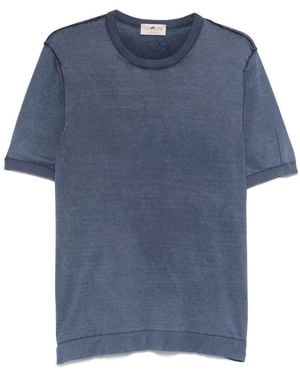 Irish Crone Cotton T-Shirt - Blue