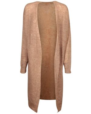 120% Lino Cardigans - Brown