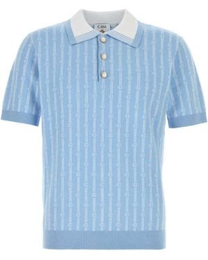 CASABLANCA Polo Shirt - Blue
