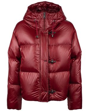 Fay 3 Feather Hooks - Red