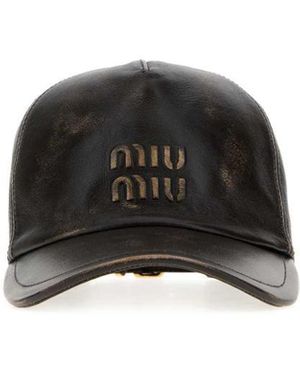 Miu Miu Hats And Headbands - Black