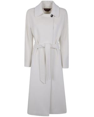 Max Mara "Tenzone" Buttons Coat - Grey