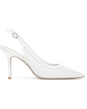 Stuart Weitzman Mules - White