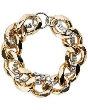 Gianluca Capannolo Colored Chain Necklace With Decorative Jewels - Metallic