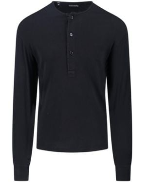 Tom Ford T-Shirts And Polos - Blue