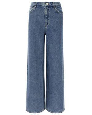 Theory "Wide-Leg" Jeans - Blue