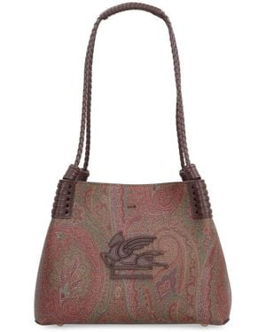 Etro Shopping Bag Libra Small - Brown