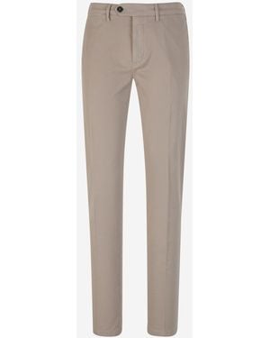 Canali Cotton Chino Pants - Gray