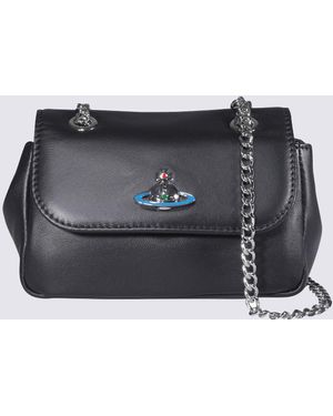 Vivienne Westwood Leather Shoulder Bag - Black