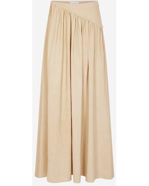 Rabanne Gathered Maxi Skirt - Natural