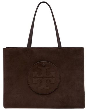 Tory Burch Ella Shopper Bag - Brown