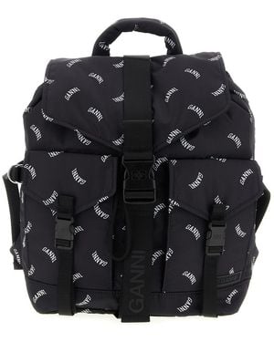 Ganni 'Re-Tech' Backpack - Black