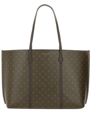 Tory Burch "Perry" Tote Bag - Brown
