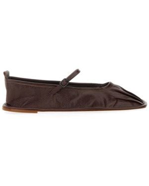 Hereu Dansa" Dancer Flat Shoes - Brown