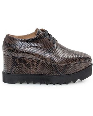 Stella McCartney Elyse Alter Mat In Python Effect - Brown
