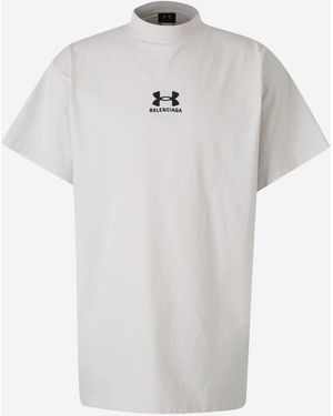 Balenciaga X Under Armour Cotton Logo T-shirt - White