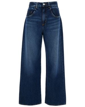 ICON DENIM 'Poppy' Jeans With Medium Rise And Logo Patch On The Rear - Blue