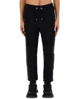 Balmain Organic Cotton Jogging Trousers - Black