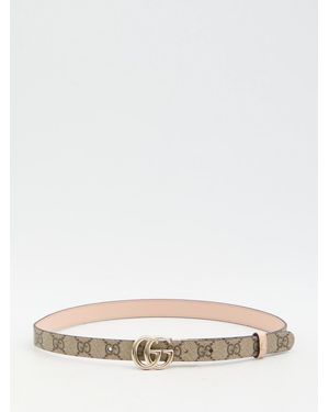 Gucci Gg Marmont Reversible Belt - Natural
