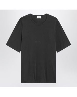 Saint Laurent Washed T-shirt - Black