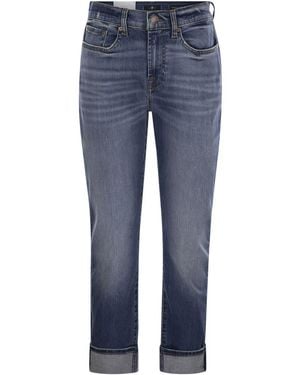 7 For All Mankind Relaxed Skinny Groovy - Blue