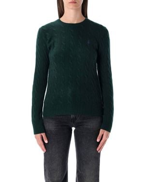 Polo Ralph Lauren Wool And Cashmere Cable Knit Sweater - Green
