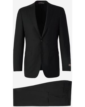 Canali Wool Milano Suit - Black
