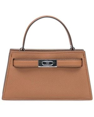 Tory Burch Hand Bag With Removable Shoulder Strap - Brown