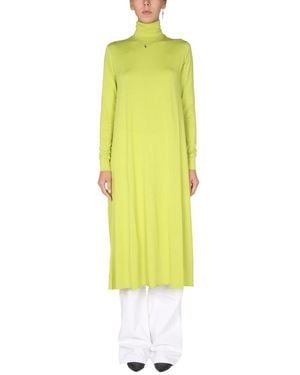 Raf Simons Jersey Long Dress - Yellow