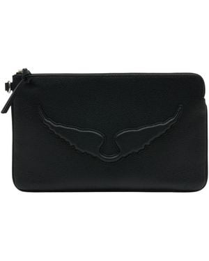 Zadig & Voltaire Angel Clutch Bag - Black