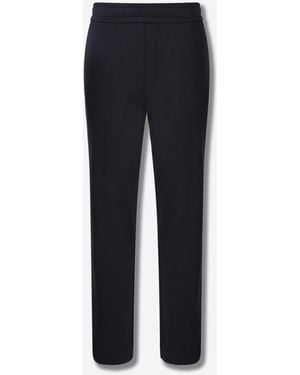 Moncler Cotton Sports Trousers - Blue