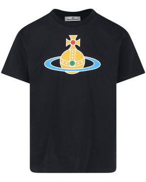Vivienne Westwood Orb T-Shirt - Black
