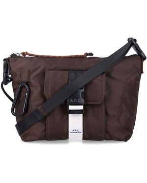 A.P.C. Treck Shoulder Bag - Black