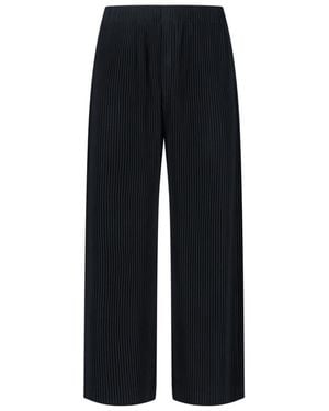 Homme Plissé Issey Miyake Pleated Trousers - Blue