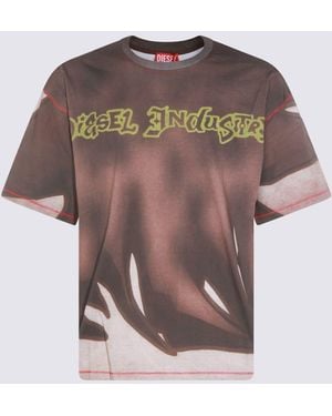 DIESEL T-Shirt E Polo Khaki - Brown