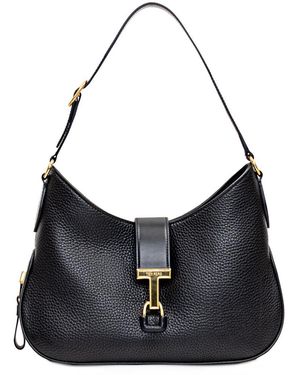 Tom Ford Monarch Hobo Medium Bag - Black