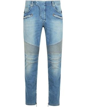 Balmain 'Biker' Jeans - Blue