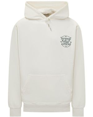 Drole de Monsieur Slogan Hoodie - White